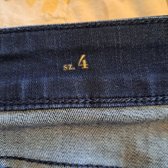 White House Black Market The Skinny Zebra Striped Jeans Size 4 - Picture 8 of 9